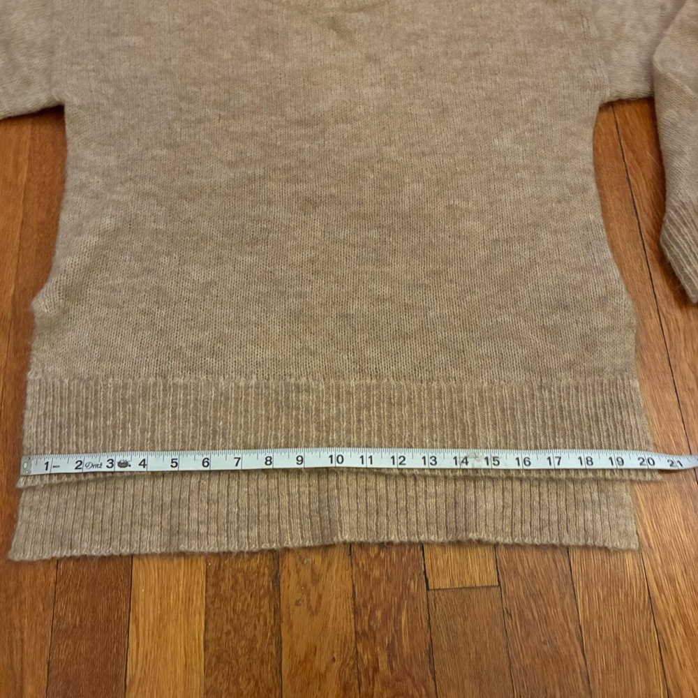 Jenny Kayne Alpaca Wool Boyfriend Sweater in Oatmeal-XS - Picture 8 of 12
